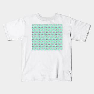 Watermelon Axolotl Pattern Kids T-Shirt